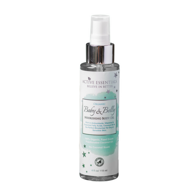 Baby & Belly Oil with 100% Organic, Food-Grade Coconut Oil